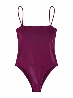 NWT PURPLE MISGUIDED SLINKY STRAIGHT BODSUIT